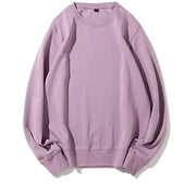 Purple sweatshirt on a white background