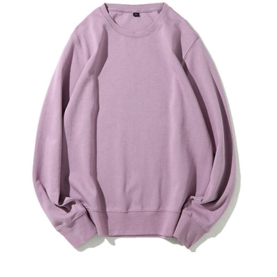 Purple sweatshirt on a white background