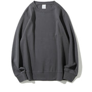 Gray sweatshirt on a white background