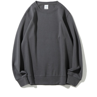Gray sweatshirt on a white background