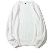 White sweatshirt on a white background