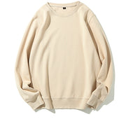 Beige sweatshirt on a white background