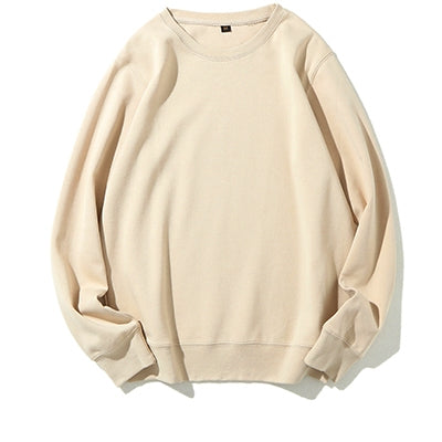 Beige sweatshirt on a white background