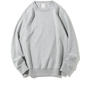 Gray sweatshirt on a white background