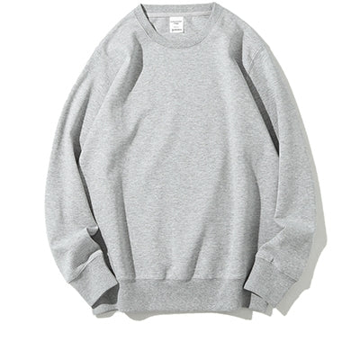 Gray sweatshirt on a white background