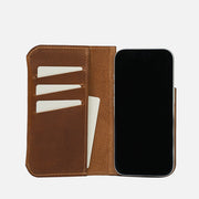Leather Folio Case Wallet for iPhone 17 Series with MagSafe - The Minimalist 1.0-2