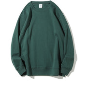 Green sweatshirt on a white background