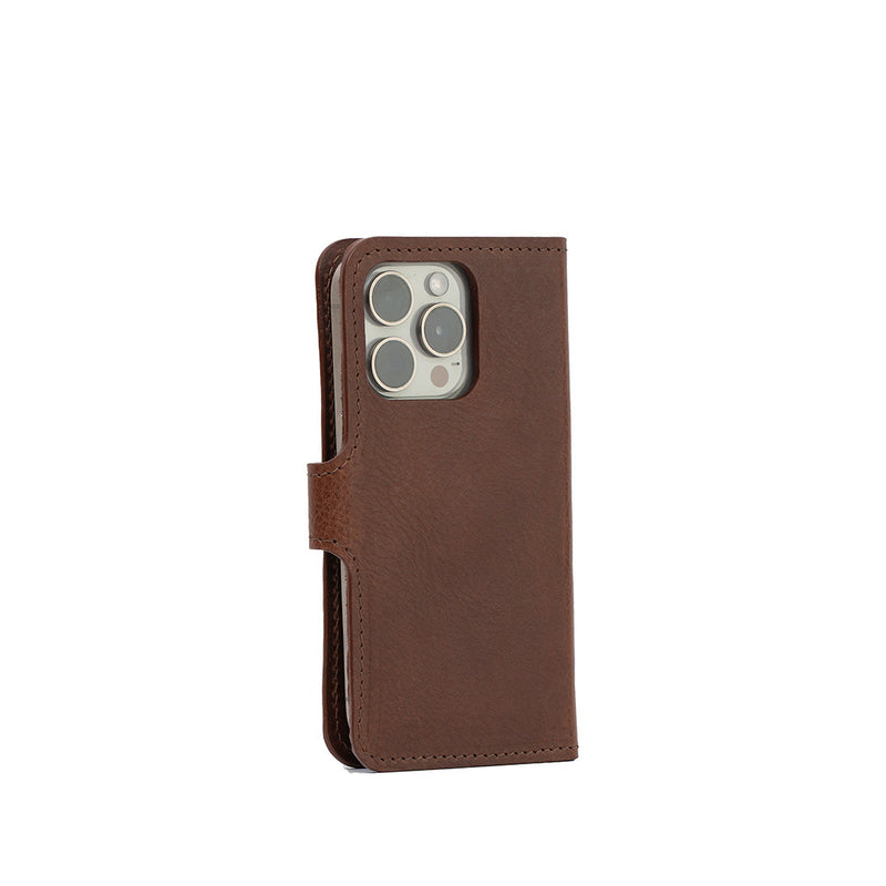 Leather Folio Case Wallet for iPhone 16 Series with MagSafe - Classic 4.0-0