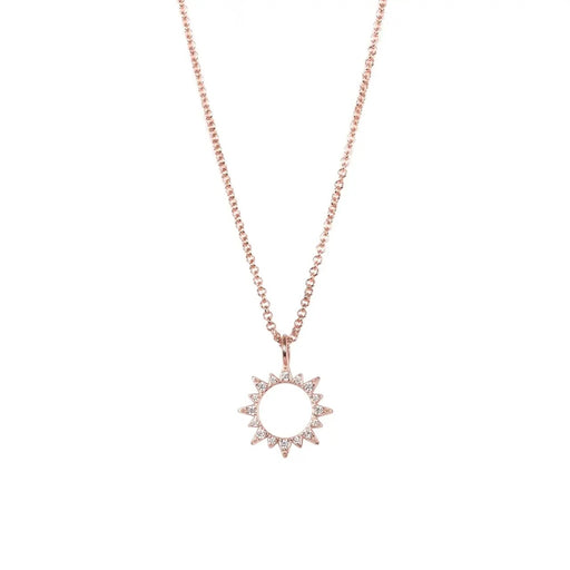 Illumi ZC Sun Pendant Necklace