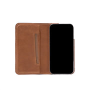 Leather Folio Case Wallet for iPhone 16 Series with MagSafe - The Minimalist 3.0-3