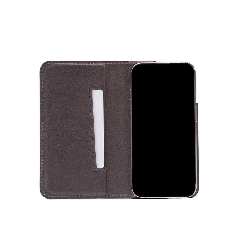 Leather Folio Case Wallet for iPhone 16 Series with MagSafe - The Minimalist 3.0-0