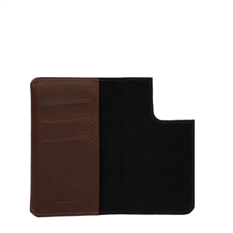 Leder-Folio-Hülle mit Brieftaschenfunktion für iPhone 16-Serie mit MagSafe