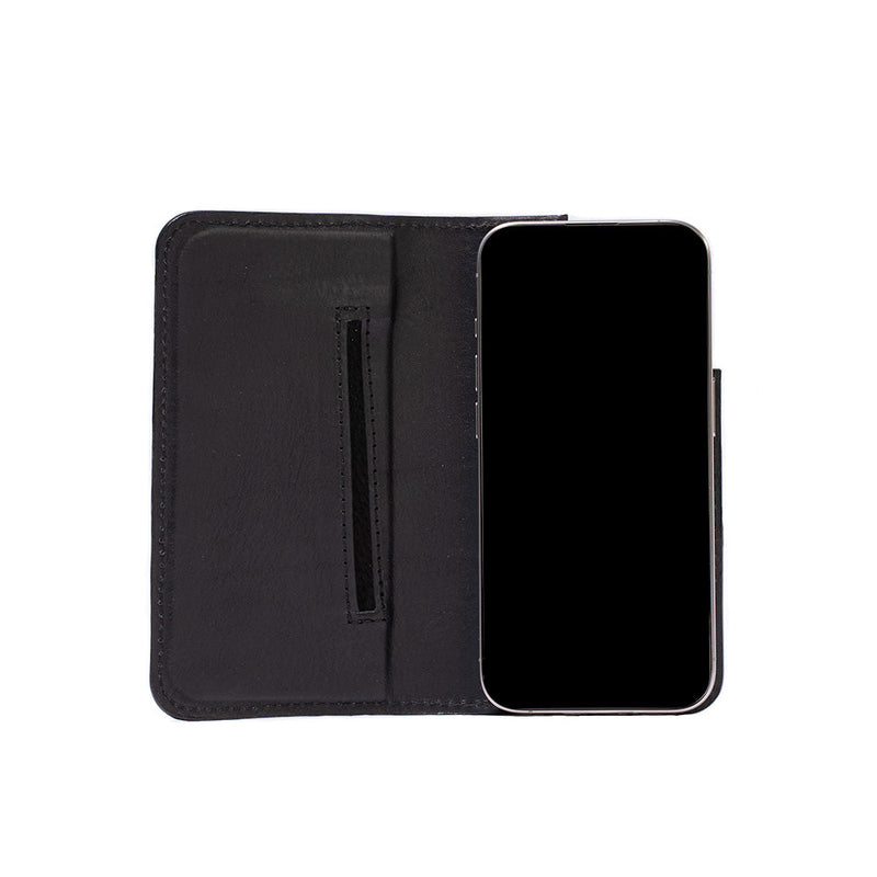 Leather Folio Case Wallet for iPhone 16 Series with MagSafe - The Minimalist 3.0-2