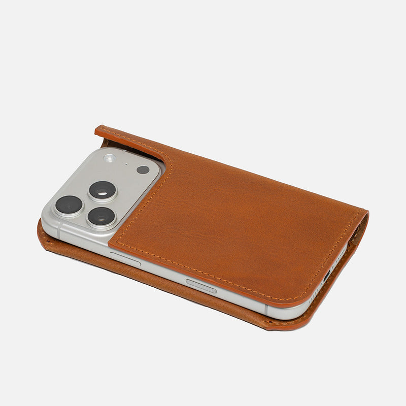 Leather Folio Case Wallet for iPhone 17 Series with MagSafe - The Minimalist 1.0-4