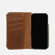 Leather Folio Case Wallet for iPhone 17 Series with MagSafe - The Minimalist 1.0-5