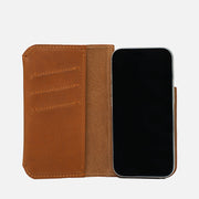 Leather Folio Case Wallet for iPhone 17 Series with MagSafe - The Minimalist 1.0-6