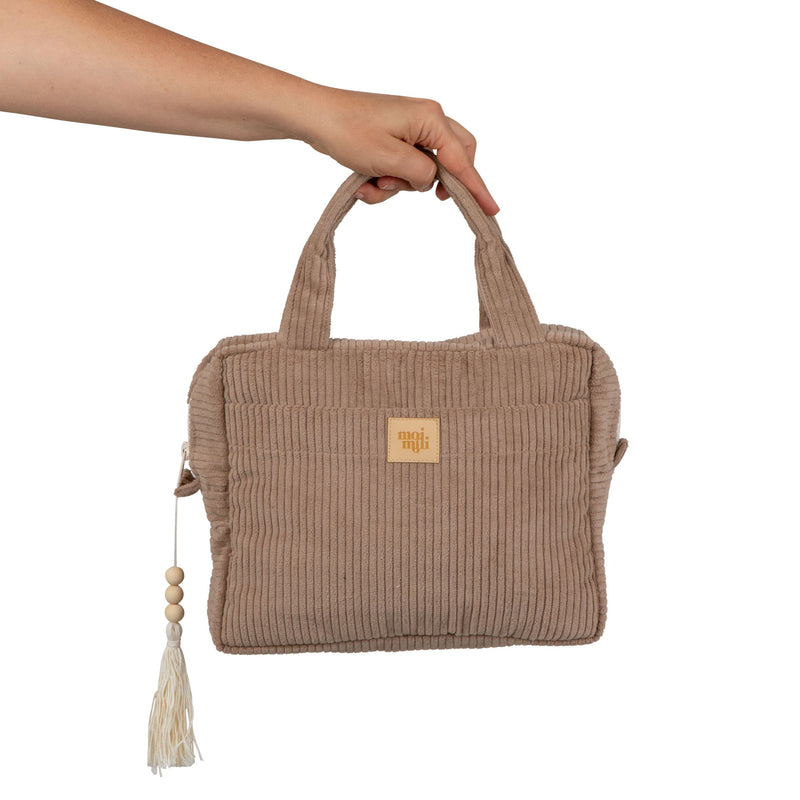 Make-Up Bag Set of 2 - Latte