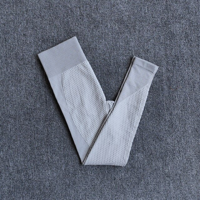 Colanți de fitness fără cusături pentru femei cu talie înaltă – Pantaloni de yoga și antrenament push-up