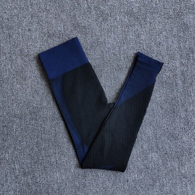 Colanți de fitness fără cusături pentru femei cu talie înaltă – Pantaloni de yoga și antrenament push-up