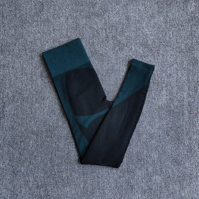 Colanți de fitness fără cusături pentru femei cu talie înaltă – Pantaloni de yoga și antrenament push-up