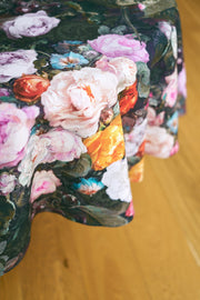 Round Tablecloth - Francine Black